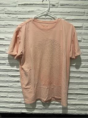 Modern Amusement Light Peach Short Sleeve Crewneck Tee